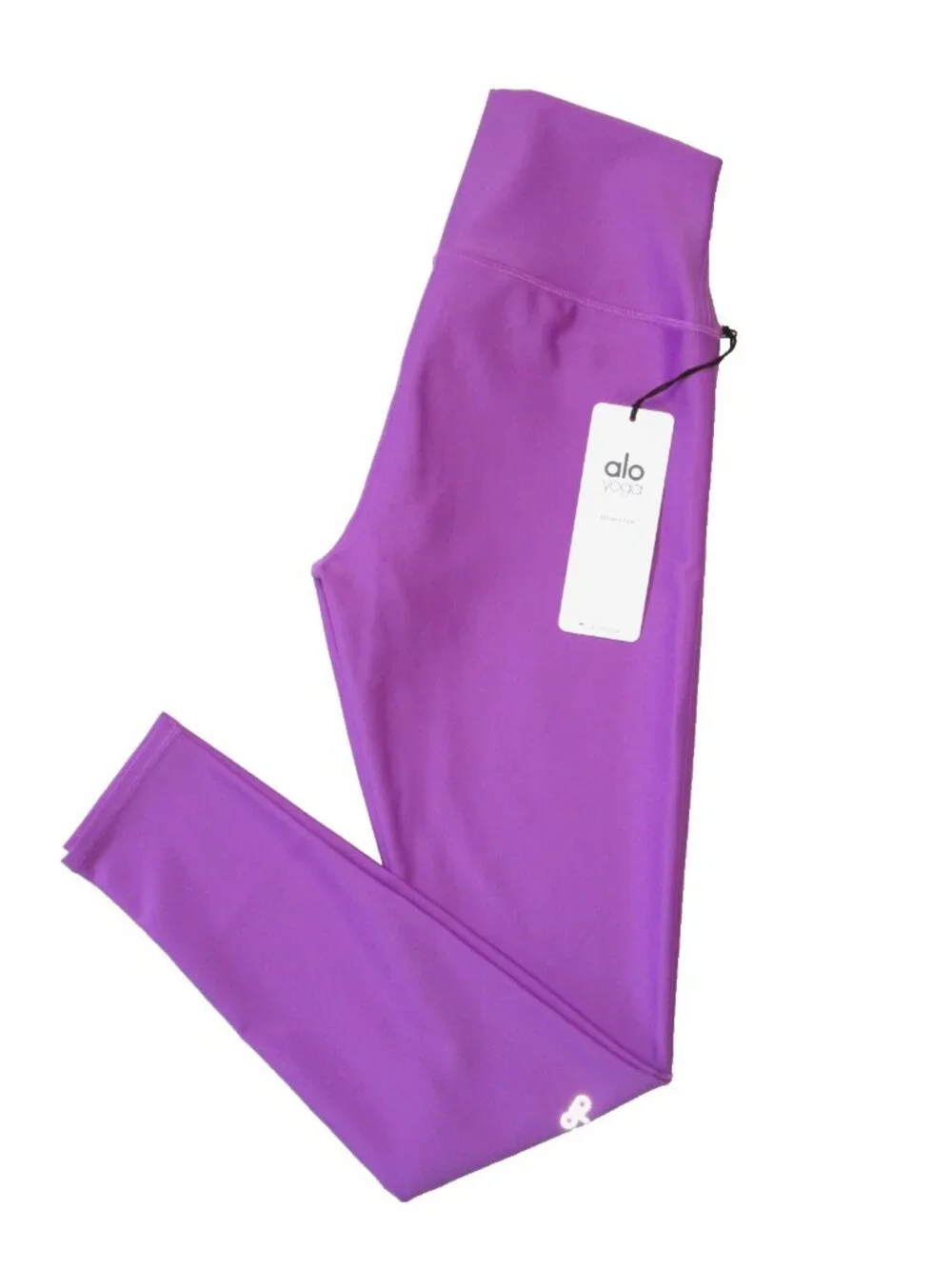 NWT Alo Yoga High-Waist Airlift Legging in Electric Violet Stretch Workout L